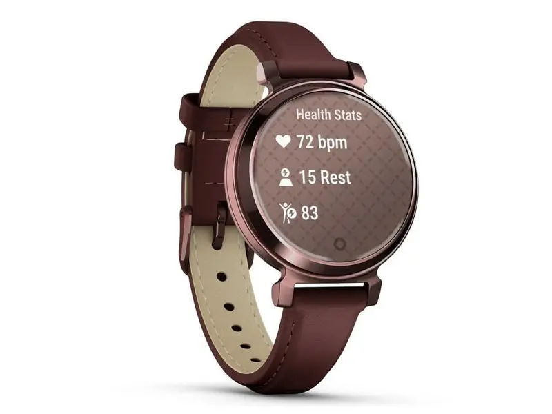 Смарт-годинник Garmin Lily 2 Dark Bronze with Mulberry Leather Band (010-02839-61) - фото 3