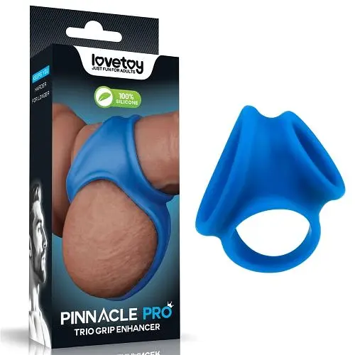 Насадка на член Lovetoy Pinnacle Pro Trio Grip Enhancer Sleeve - фото 6