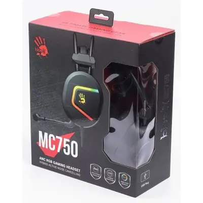 Наушники A4Tech Bloody MC750 Black (Bloody MC750 Black) - фото 6