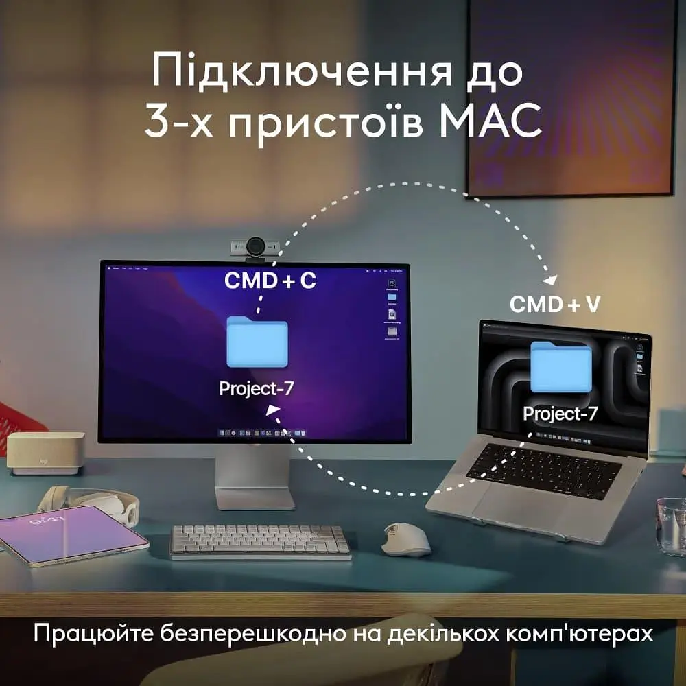 Бездротова миша Logitech MX Anywhere 3S for Mac Light Grey (910-006946) - фото 12