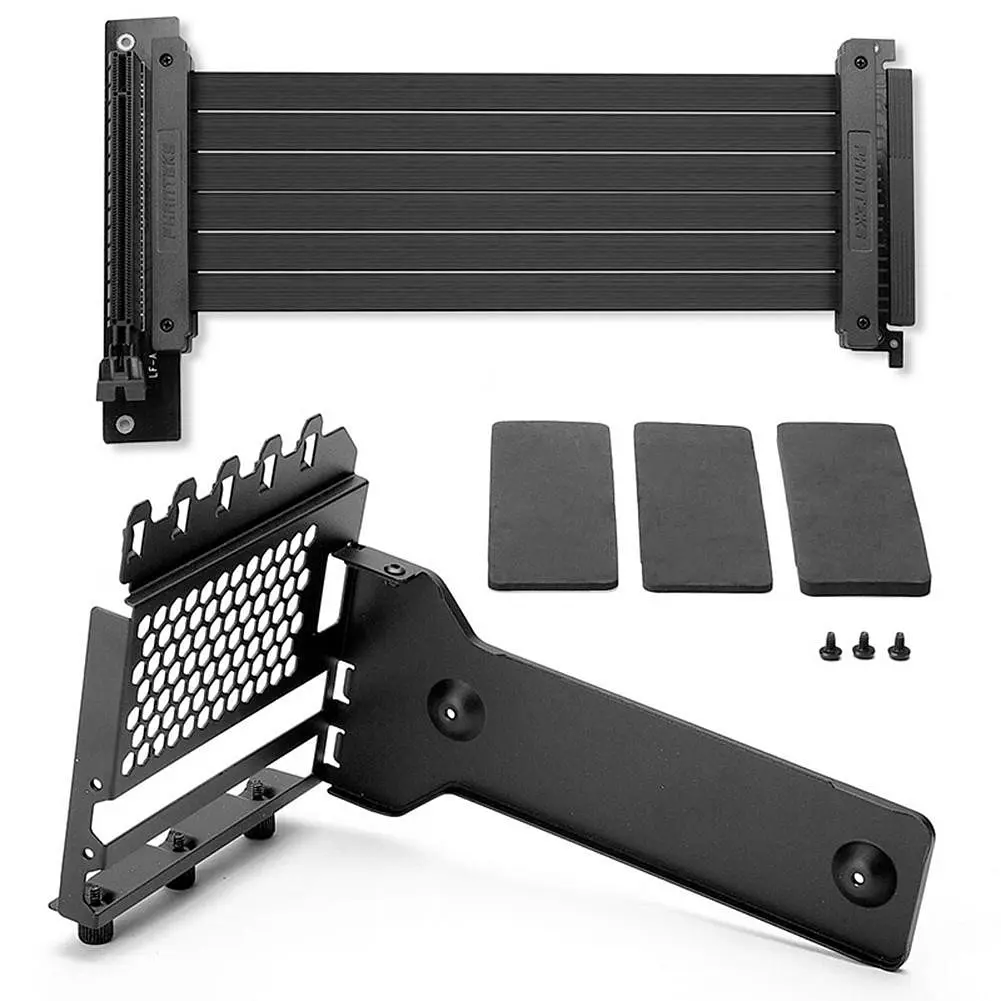 Тримач для відеокарти Phanteks металевий PCI 3.0 Black (PH-VGPUKT_02-1) - фото 2