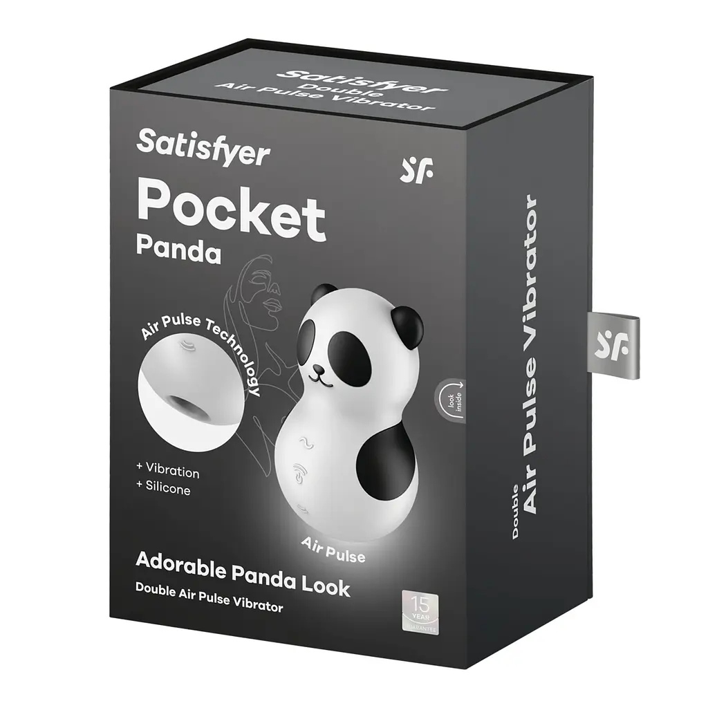 Вакуумний стимулятор із вібрацією Satisfyer Pocket Panda Satisfyer SX2176 100852 - фото 2