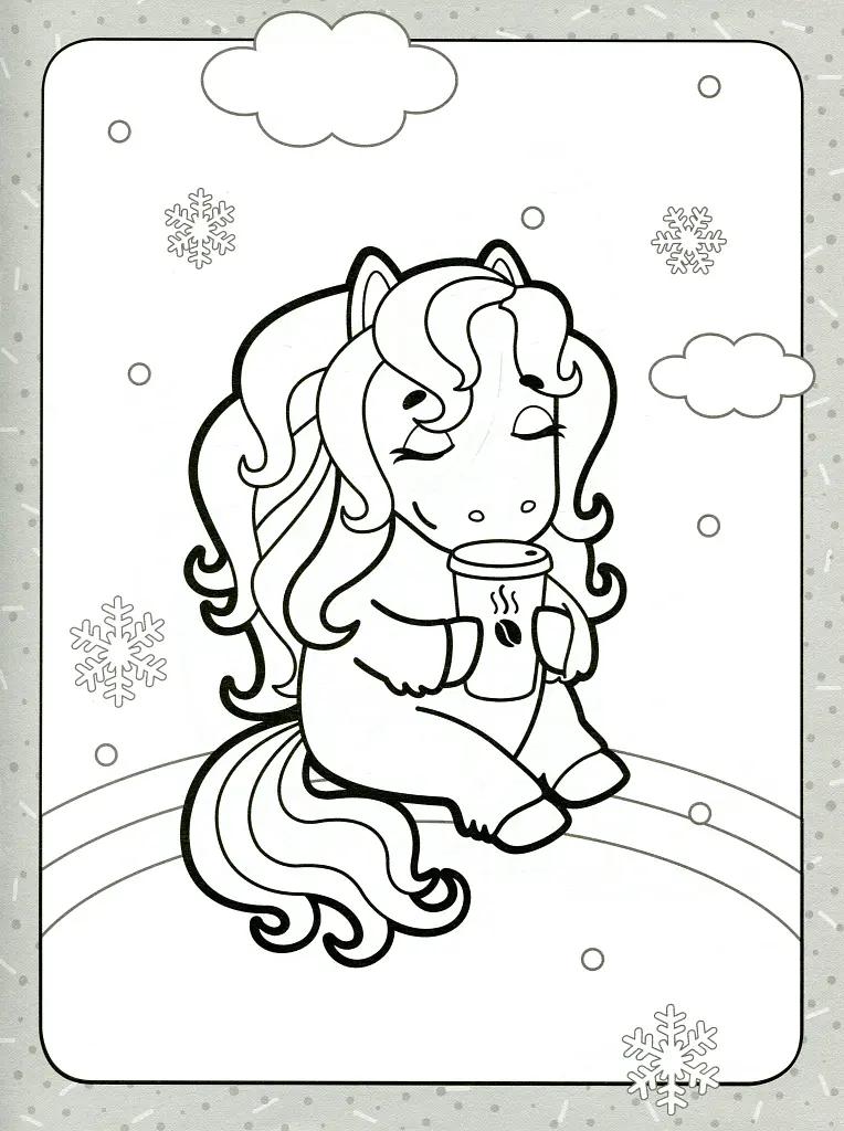 Розмальовка для найменших. Світ поні, лам та єдинорогів - фото 3