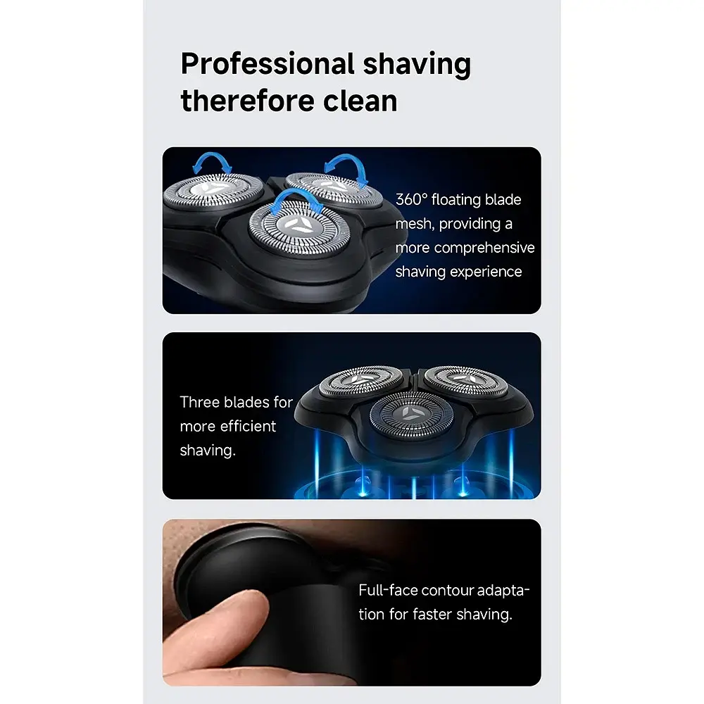 Електробритва Doco Shaver RS002 Black - фото 4
