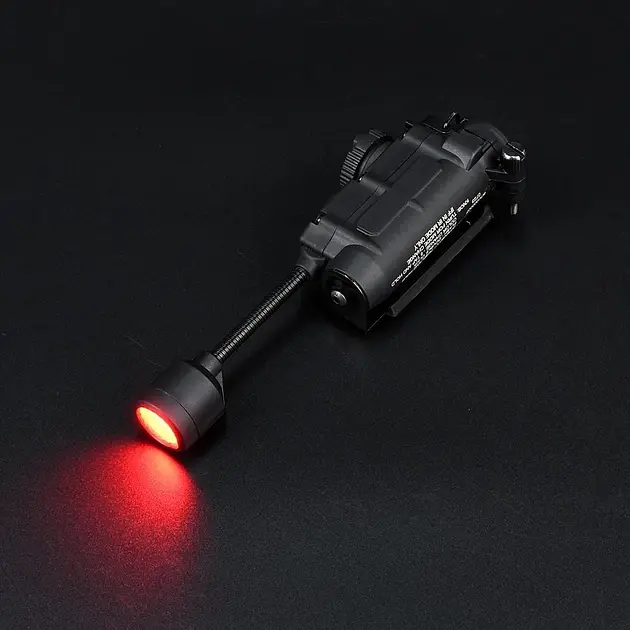Ліхтар Sidewinder на шолом (білий + червоний + зелений + синій + ІЧ світло) картонна коробка Чорний - фото 7