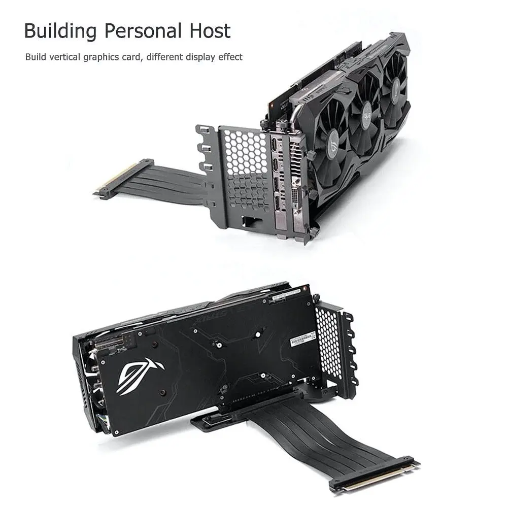 Тримач для відеокарти Phanteks металевий PCI 3.0 Black (PH-VGPUKT_02-1) - фото 6