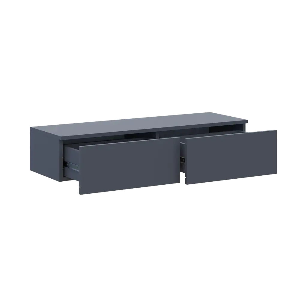 Туалетний столик Doros Левія Графіт 2Ш 100х32х22 (41516089) - фото 2