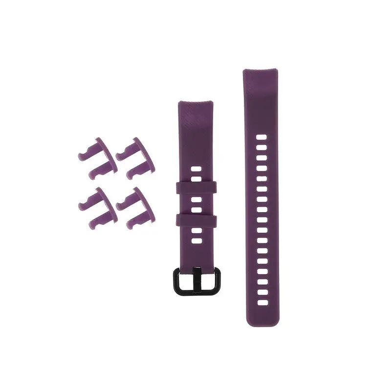 Ремінець для фітнес-браслета MIIQNUS для Honor Band 4 і 5 пурпурний - фото 5