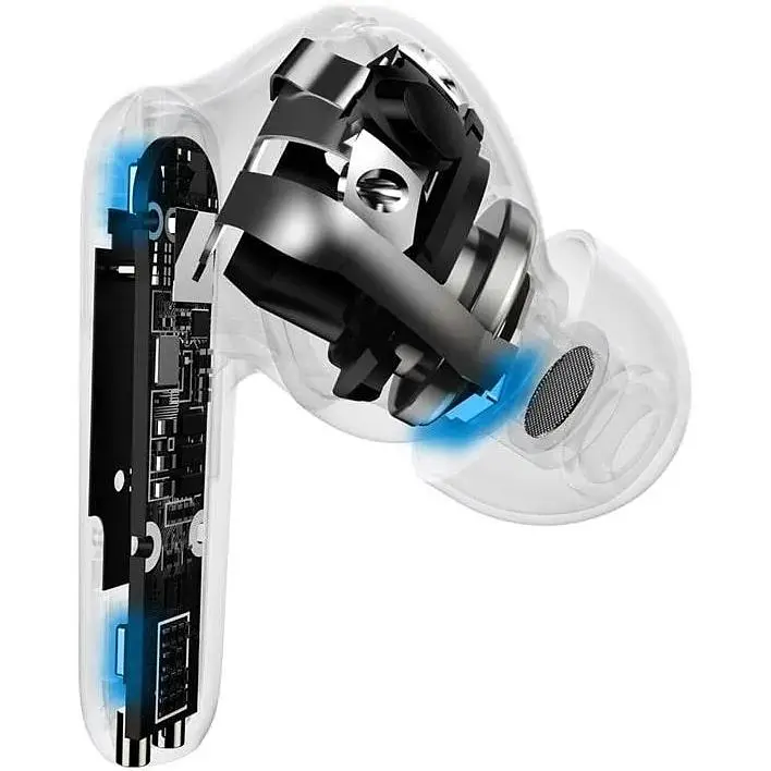 Наушники Bluetooth Baseus Simu ANC S2 (NGS2-0G) серые - фото 4