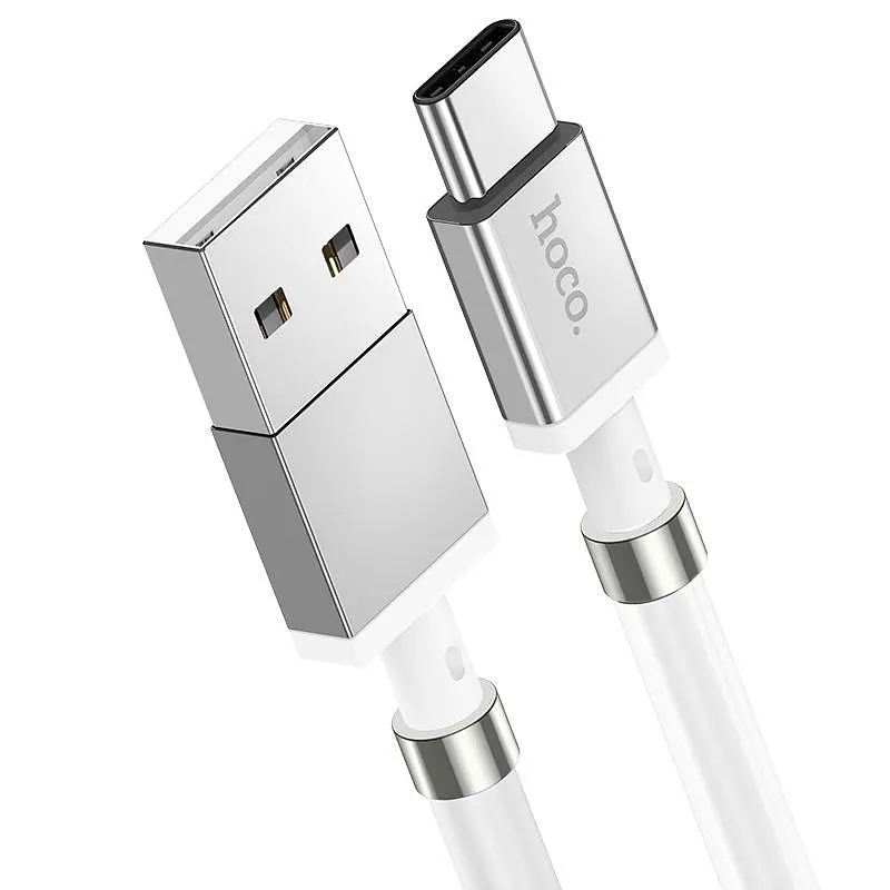 USB Cable Hoco U91 Magic Magnetic Type-C White 1m - фото 2