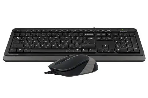 Комплект A4Tech Fstyler Sleek Multimedia Comfort F1010, Black/Grey, клавіатура+миша, USB - фото 2