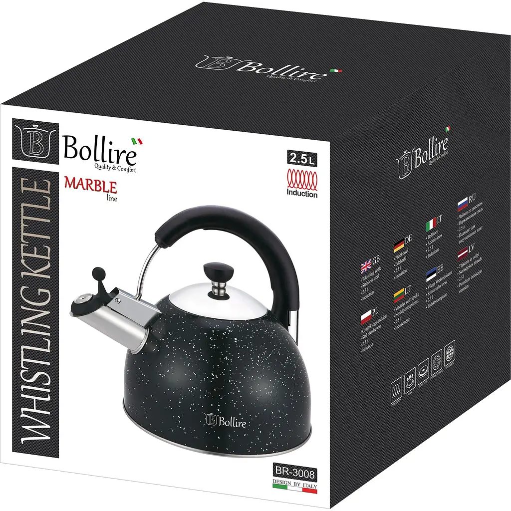 Чайник Bollire, 2,5 л (BR-3008) - фото 2
