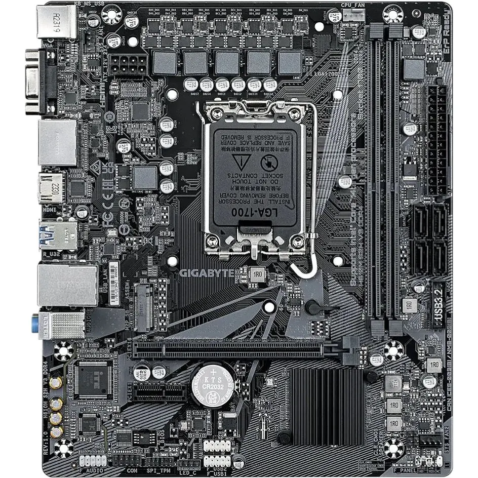 Материнская плата Gigabyte H610M S2H V3 DDR4 Socket 1700 - фото 1