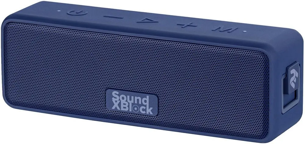 Акустична система 2E SoundXBlock TWS MP3 Wireless Waterproof Blue (2E-BSSXBWBL) - фото 5