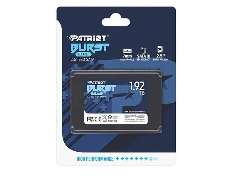 SSD-накопичувач Patriot Burst Elite 1.92 TB (PBE192TS25SSDR) - фото 2