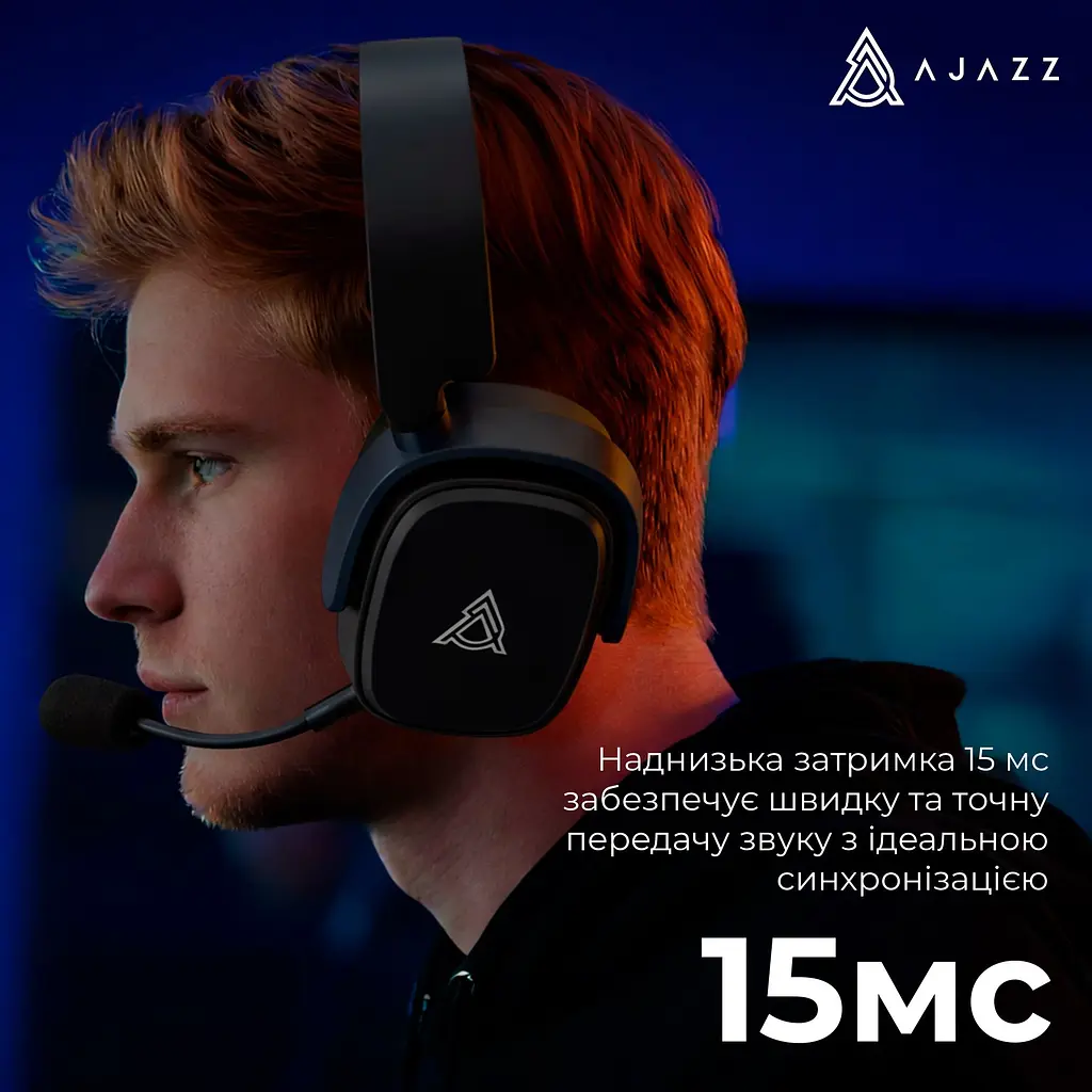 Наушники Ajazz AHM09 MAX 3-Mode Black (AHM09-MAX-BGY) - фото 15