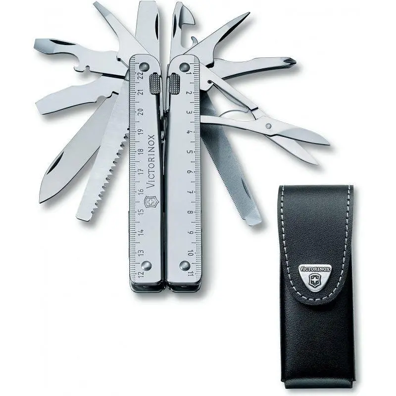 Мультитул Victorinox Swisstool X 115мм,28функ+чорн.шкір.чохол - фото 3