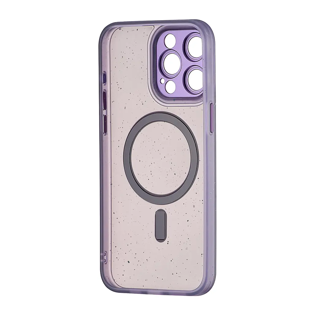 Чохол Splatter with MagSafe iPhone 15 Pro Max Purple - фото 3