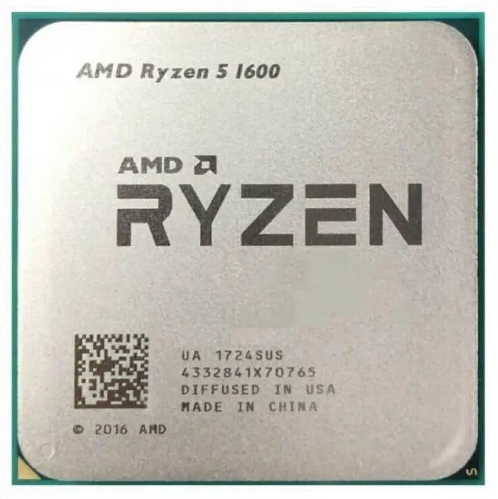 Процесор AMD Ryzen 5 1600 Tray (YD1600BBAE) (Socket AM4, 12T, 3.6 ГГц, Box) Б/в