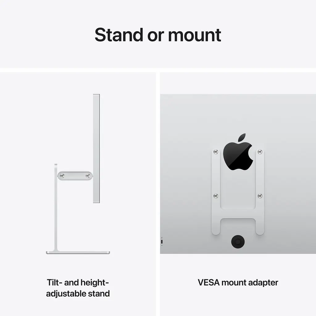 Монітор Apple Studio Display XDR 27" Standard glass with VESA mount adapter 2026 (MFEN4) [167743] - фото 11