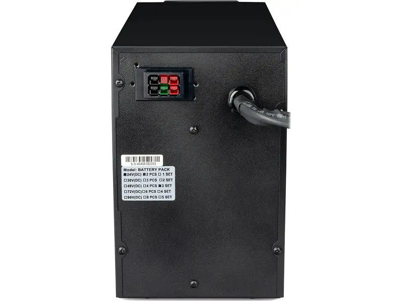 Зовнішня батарея для ДБЖ/інвертора Powercom MAC-2000/3000, 72VDC (EBP.MAC-2000/3000) - фото 3