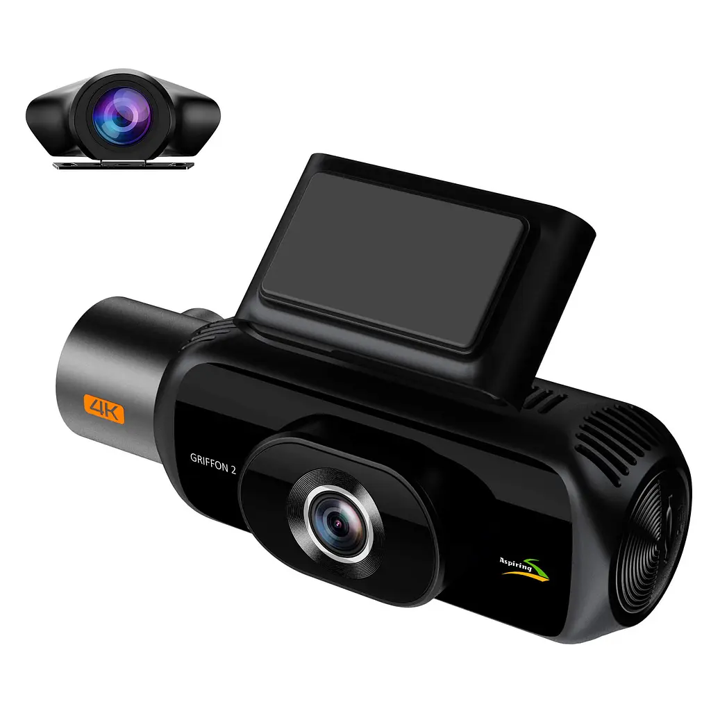 Видеорегистратор Aspiring Griffon 2 Wi-Fi 4К, 3 канала - фото 2