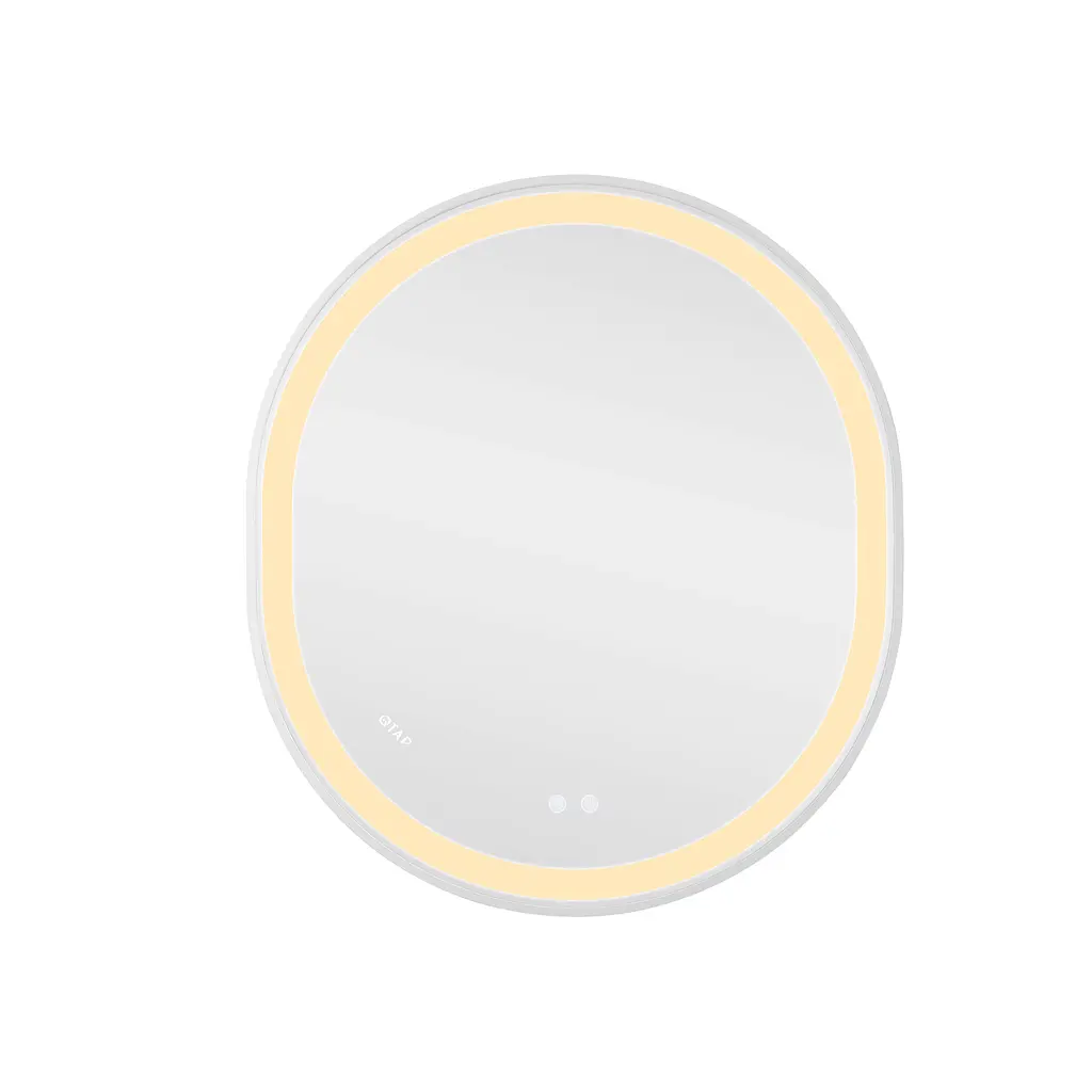Дзеркало Qtap Gemini 800x700 з LED-підсвічуванням Touch, з антизапотіванням, з димером температури кольору (3000-6500K) Reverse QT2578R8071W - фото 5