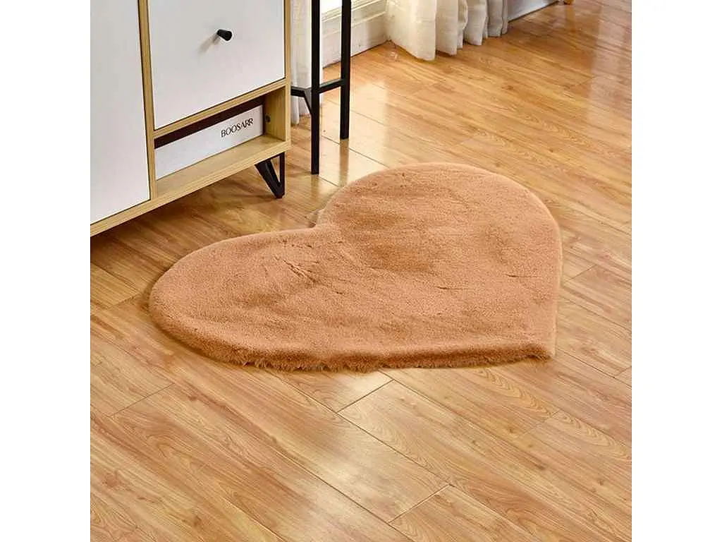 Килим кімнатний MALLORY HOME 90x90см рудий Серце