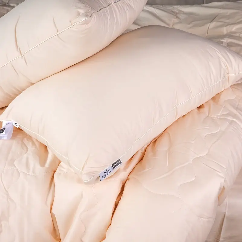 Літній постільний комплект MirSon Line Satin Light Pro Creamy Modal King Size (2200010973952) - фото 7