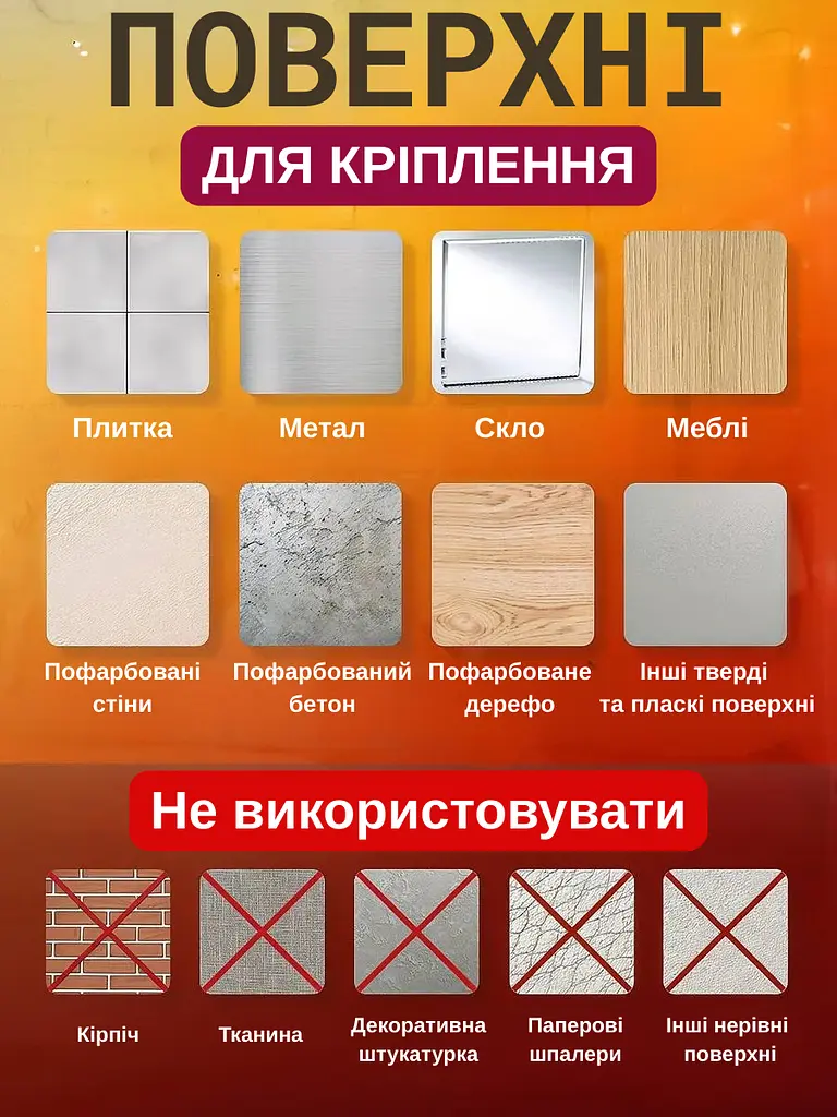 Гачки для кріплення гірлянд 20 шт прозорі самоклейки Perfect для декору та LED-стрічок - фото 4