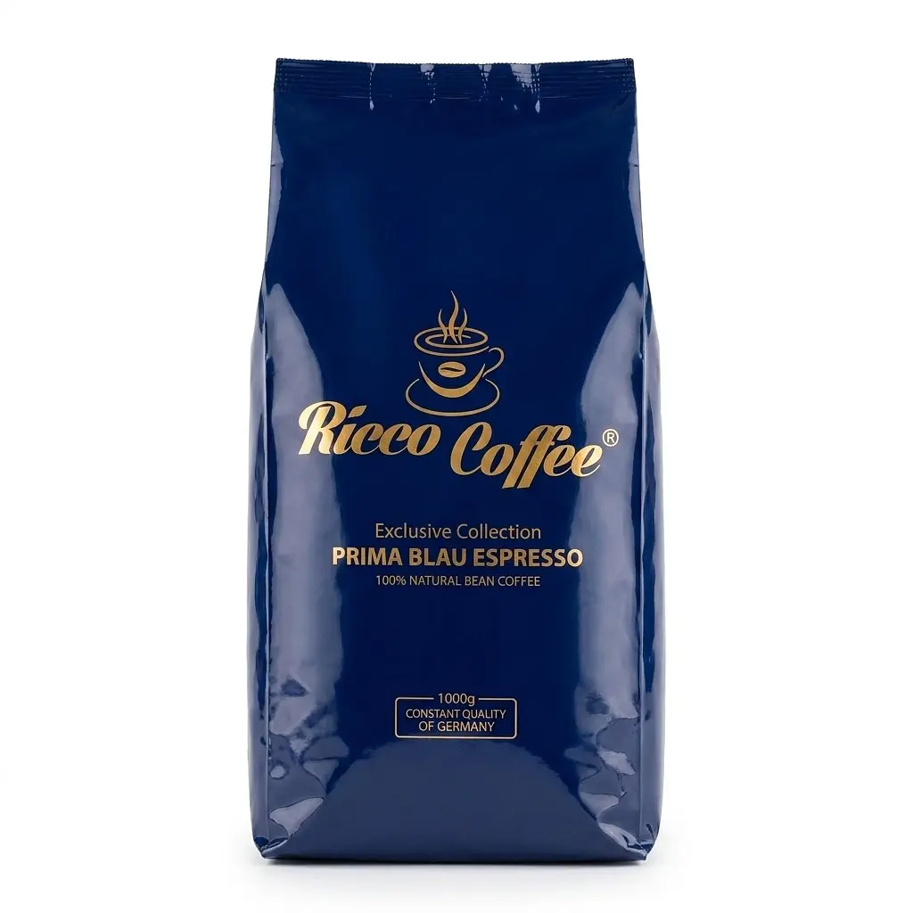 Кава в зернах Ricco Coffee Prima Blau Espresso 1 кг (10/90)