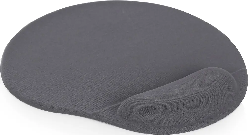 Килимок Gembird Gel Mouse Pad with Wrist Support grey (MP-GEL-GR) - фото 2
