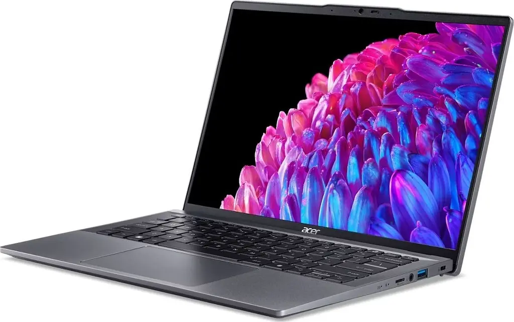 Ноутбук Acer Swift Go 14 SFG14-63 14' 2.8K OLED, AMD R7-8845HS, 32GB, F1TB, UMA, Win11, серый (NX.KTSEU.004) - фото 3