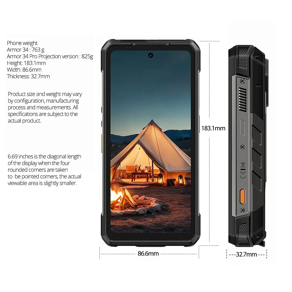 Смартфон Ulefone Armor 34 12/512GB Black - фото 6