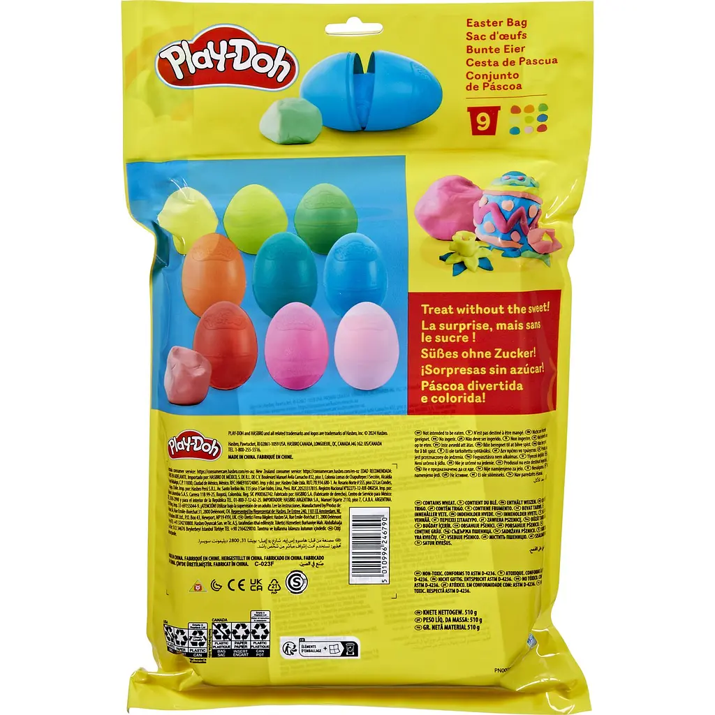 Набір маси для ліплення Hasbro Play-Doh Пасхальний набір 9 яєць (G0391) - фото 4
