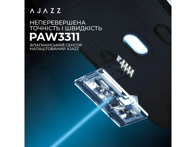 Миша Ajazz AJ179 V2 Max White (AJ179-V2-MAX-W) - фото 8