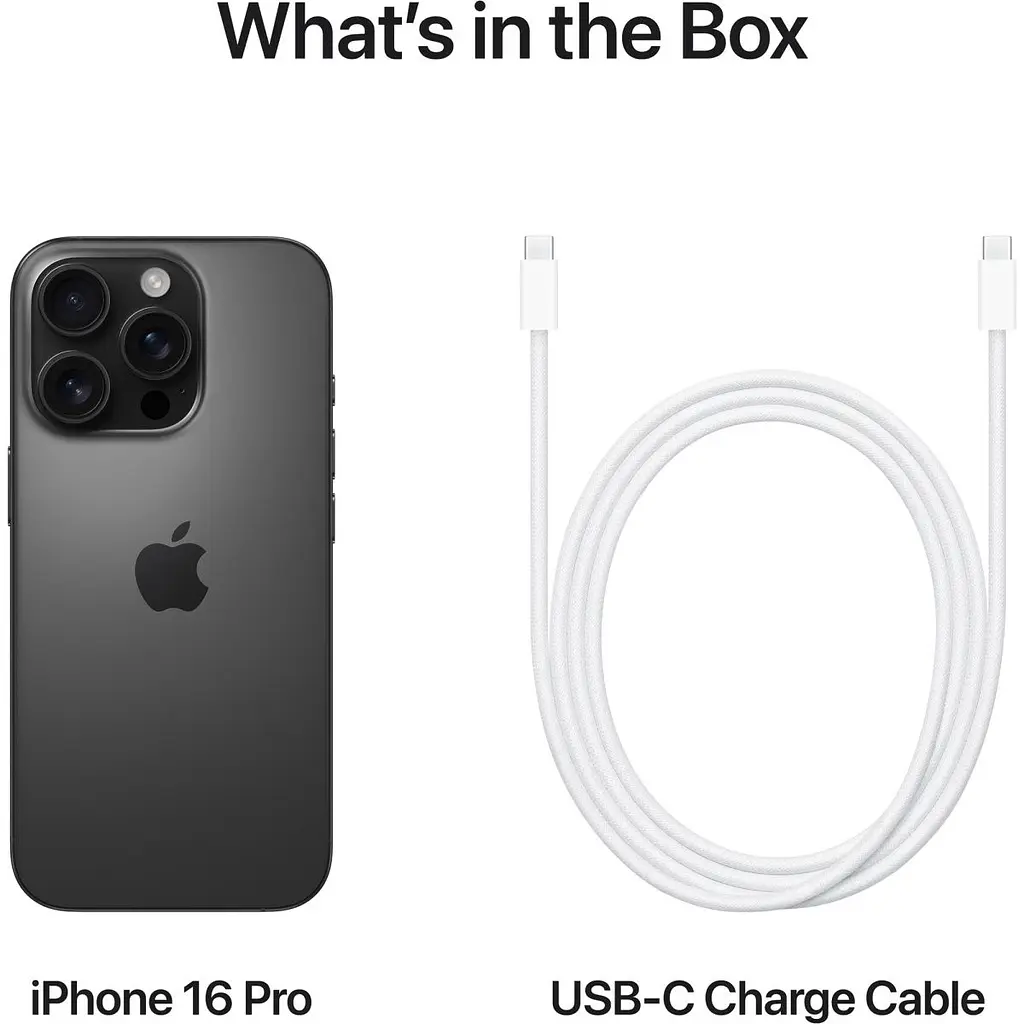 Смартфон Apple iPhone 16 Pro 128GB eSIM Black Titanium (MYM93) [116715] - фото 8