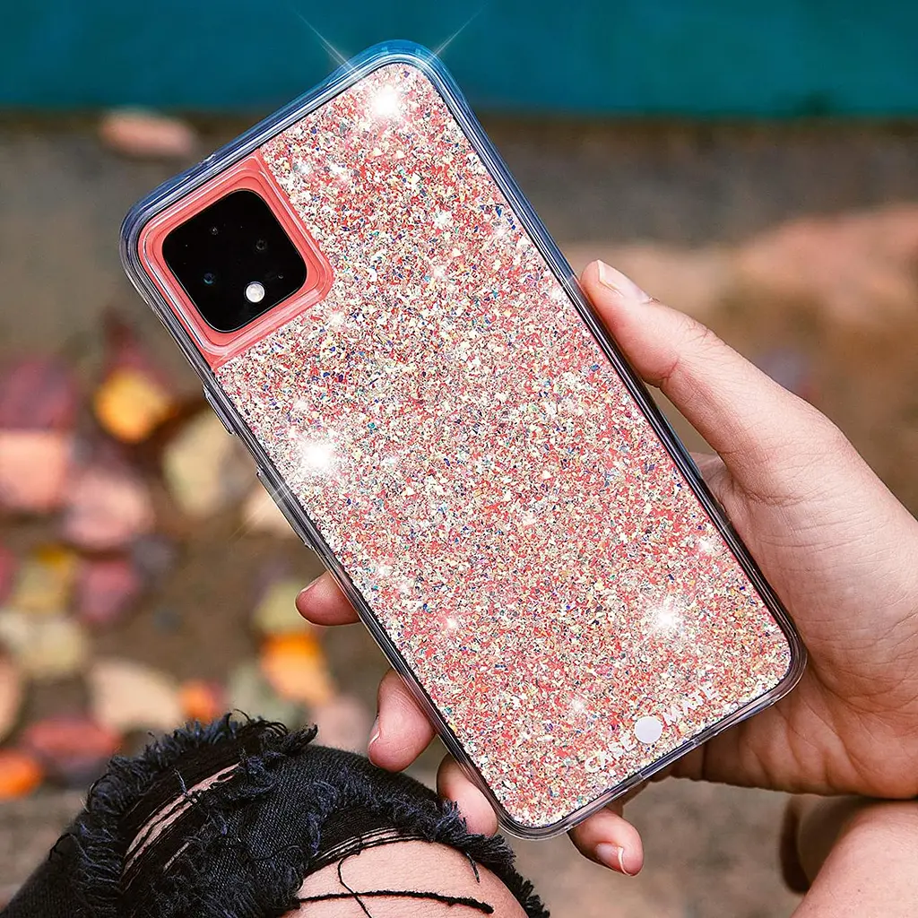 Чохол протиударний з блискітками Case-Mate Twinkle CM039314 Google Pixel 4 (5.7") Stardust (Зоряний пил) - фото 2