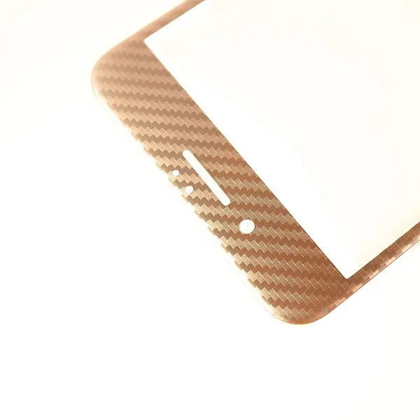 Защитное стекло DK Full Glue Carbon Edge для Apple iPhone 7 Plus/8 Plus rose gold - фото 2