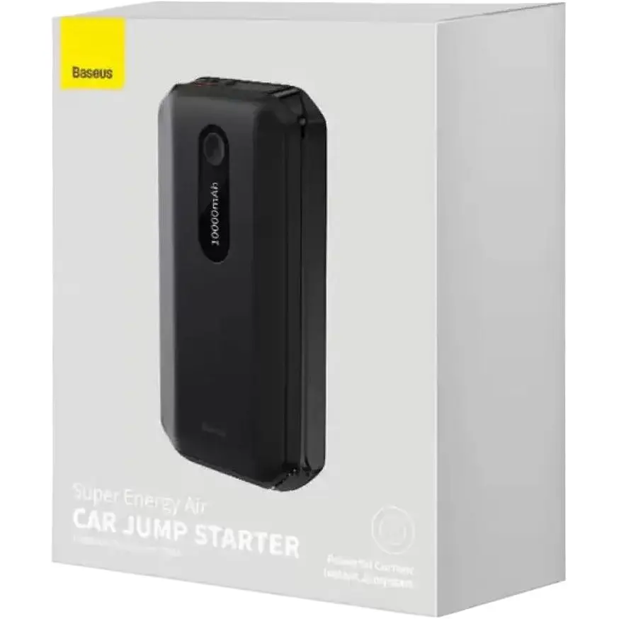 Пускозарядний пристрій бустер Baseus Car Jump Starter 10000mAh CGNL020101 3in1 з функцією павербанку - фото 5