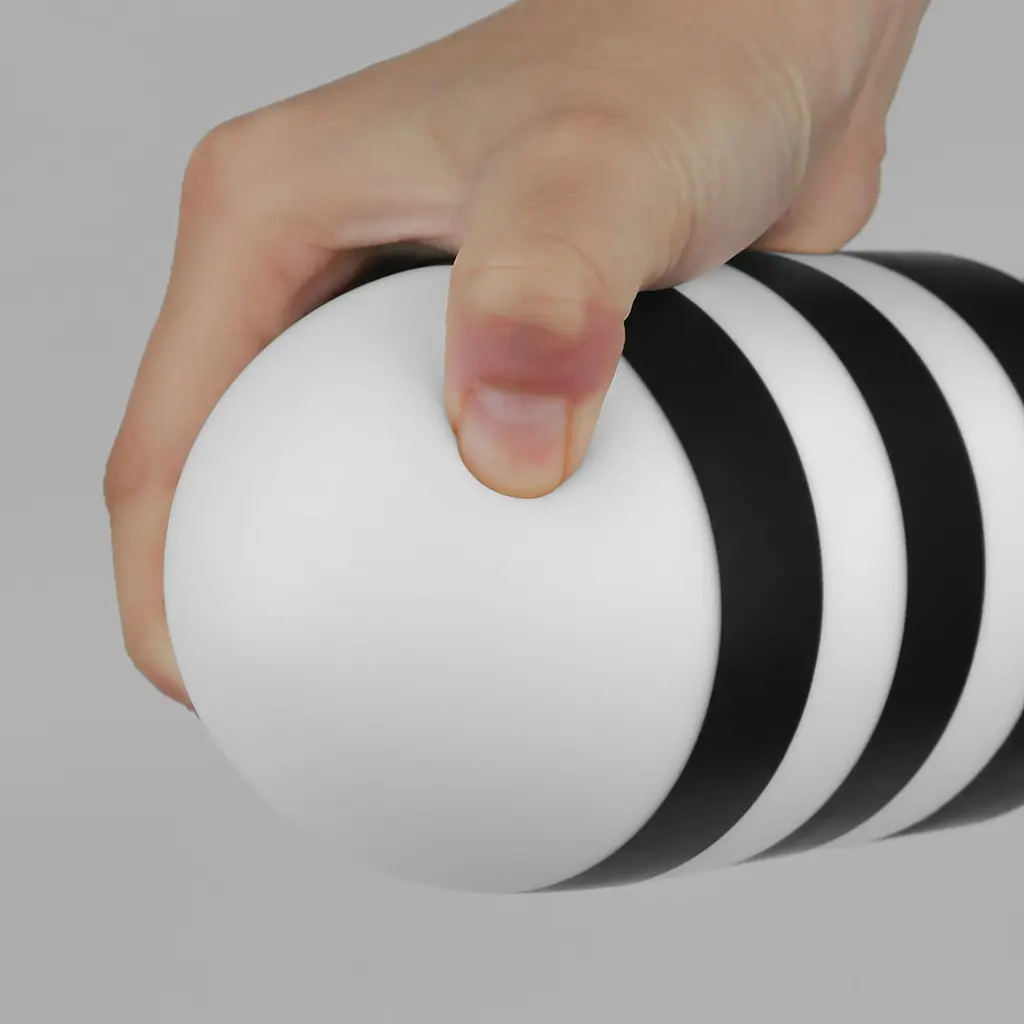 Анальна пробка LoveToy X-Missioner 19.5 см (чорно-білий) - фото 9