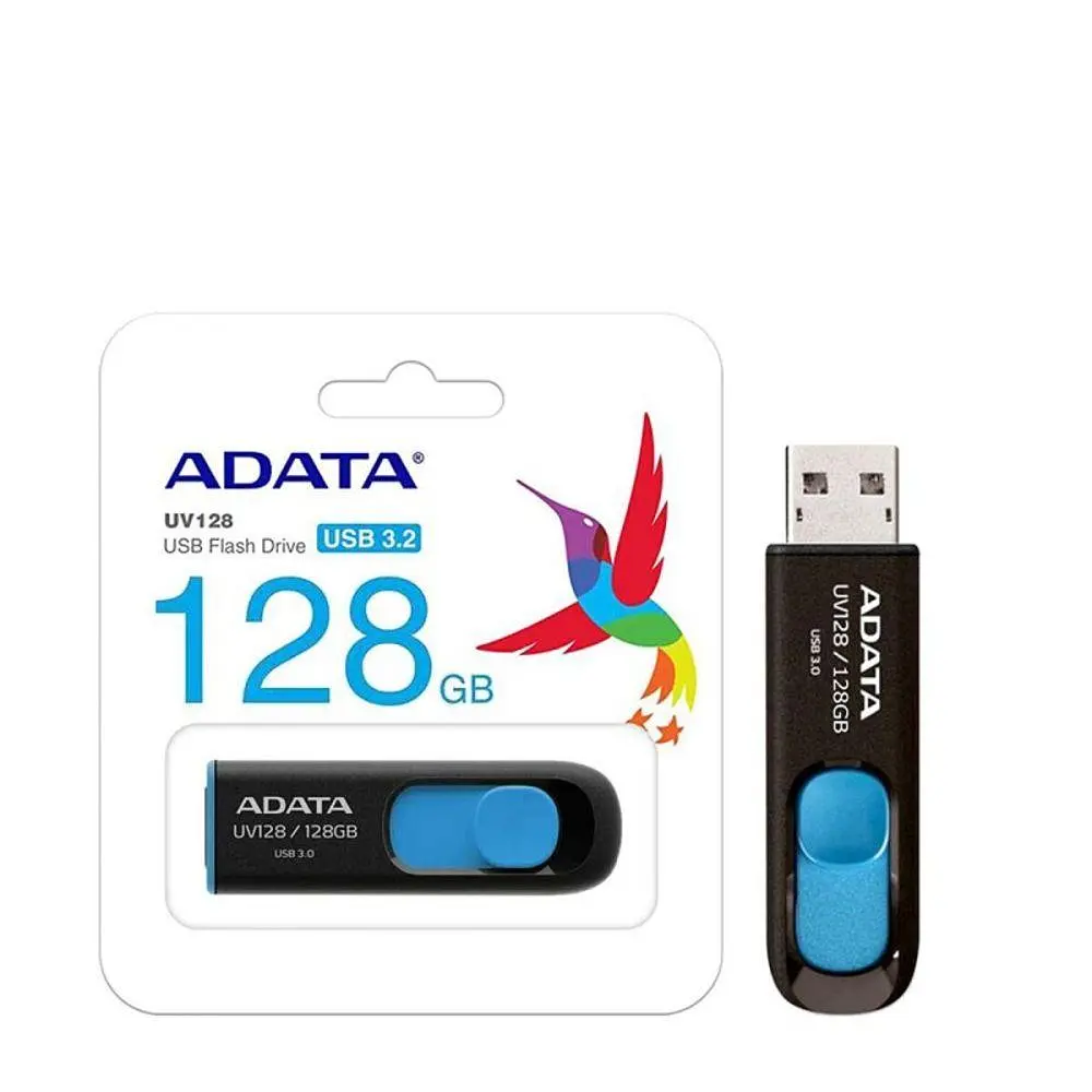 Флеш накопитель 128ГБ - USB 3.0 3.2 - A-DATA UV 128 (AUV128-128G-RBE) - фото 3