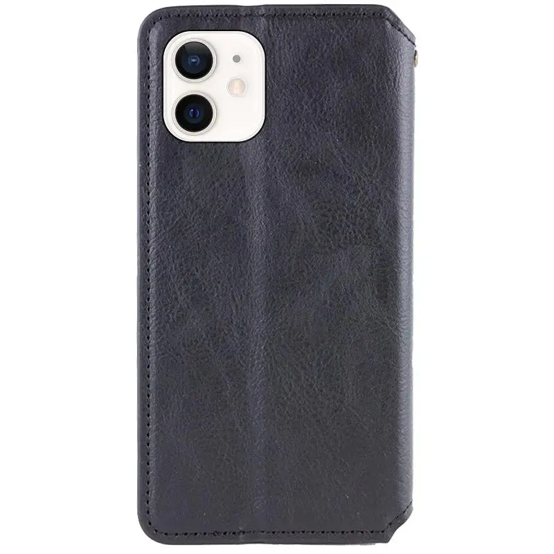 Шкіряний чохол-книжка GETMAN Cubic (PU) для Apple iPhone 11 (6.1) Чорний - фото 2