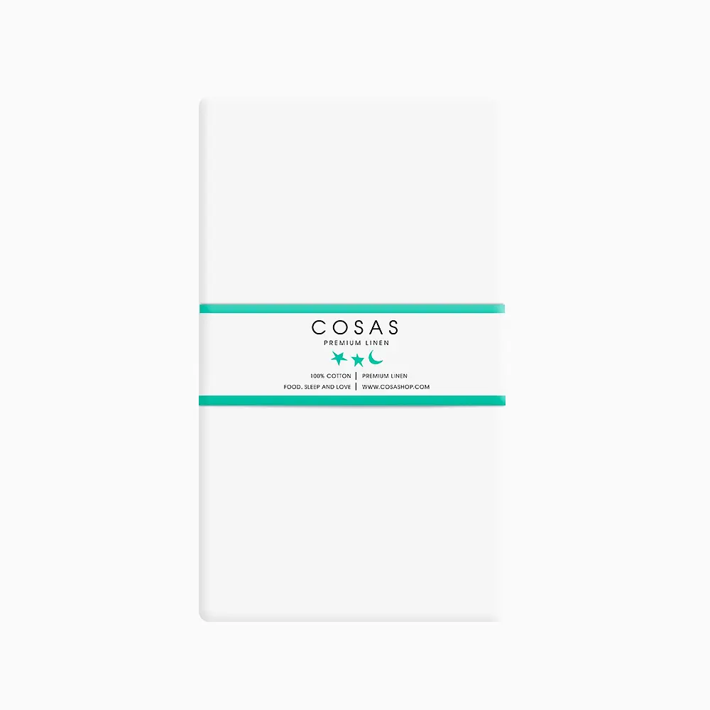 Набір простирадл на резинці Cosas W&G ZIGZAG 60х120х12 см (SetSheet_White_ZigGrey_120x60) - фото 3