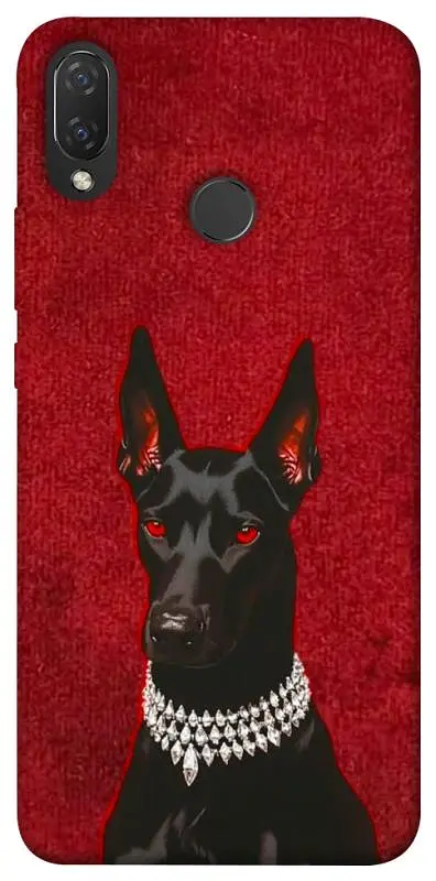 TPU чохол Demsky Premium doberman для Huawei P Smart+ (nova 3i)