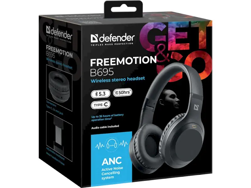 Навушники Defender FreeMotion B695 Black (63695) - фото 10