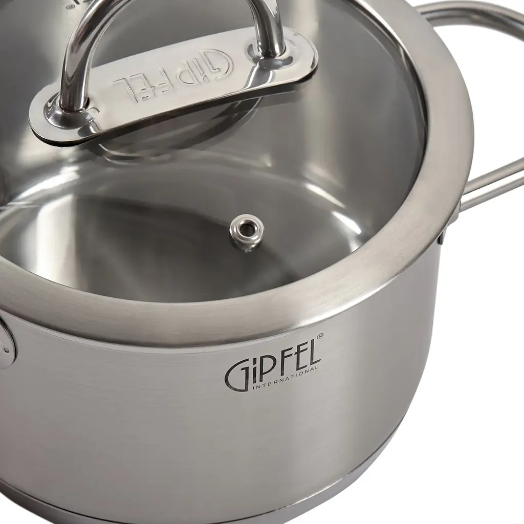 Кастрюля Gipfel Signo с крышкой 2 л 16х9.5 см (1360) - фото 5