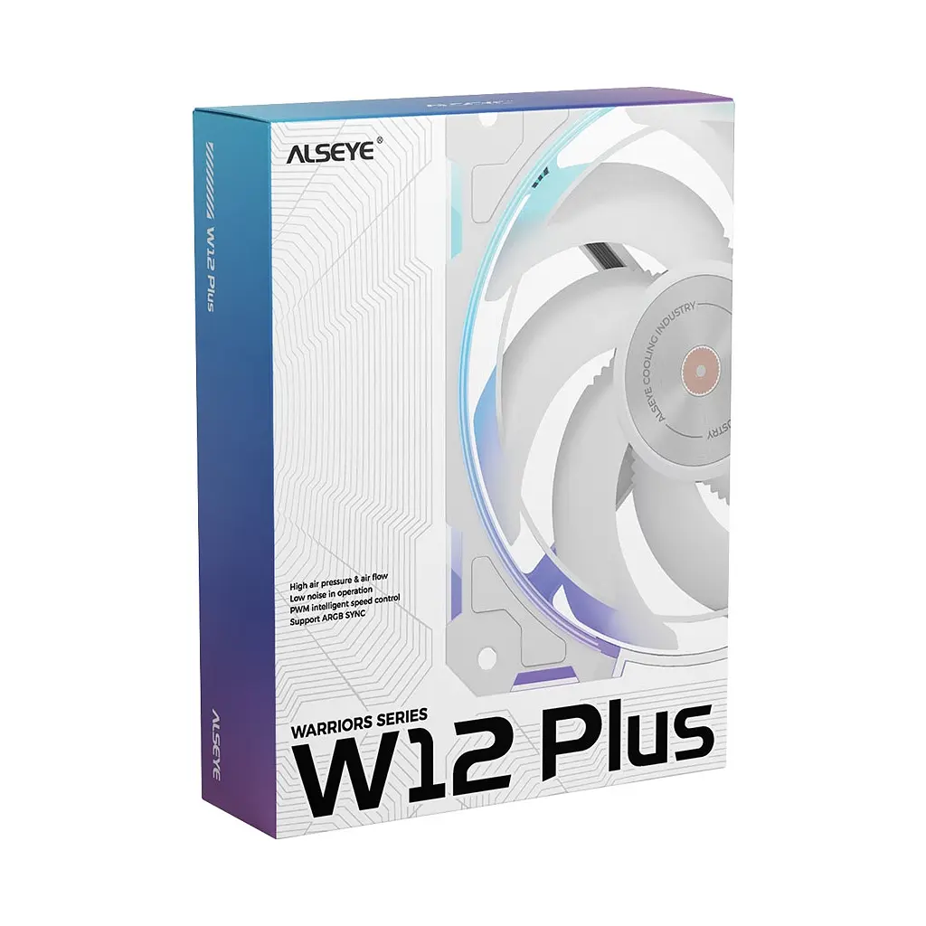 Кулер до корпусу Alseye W12-Plus-W ((Forward Blades) (AS.04.07.0067) - фото 7