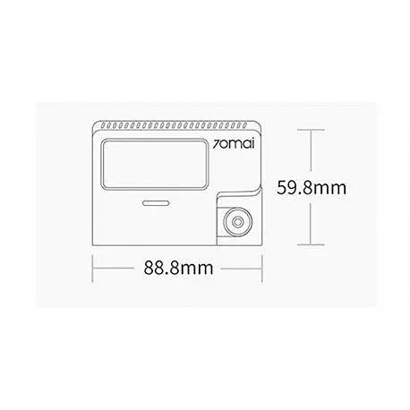 Автомобільний відеореєстратор Xiaomi 70mai Dash Cam A800S (1 камера) - фото 10