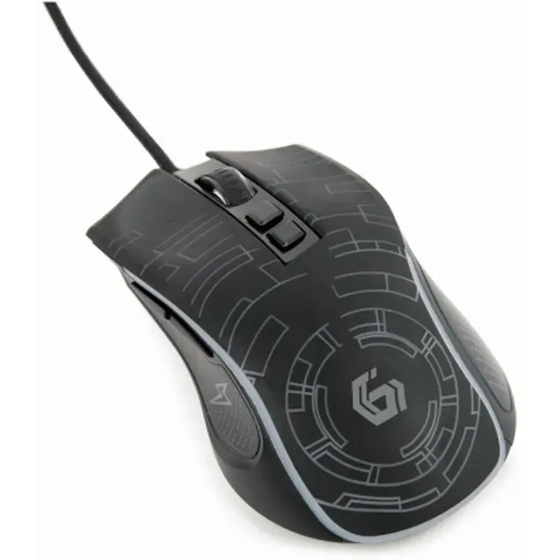 Мишка Gembird MUSG-RGB-01 USB Black (MUSG-RGB-01) - фото 5